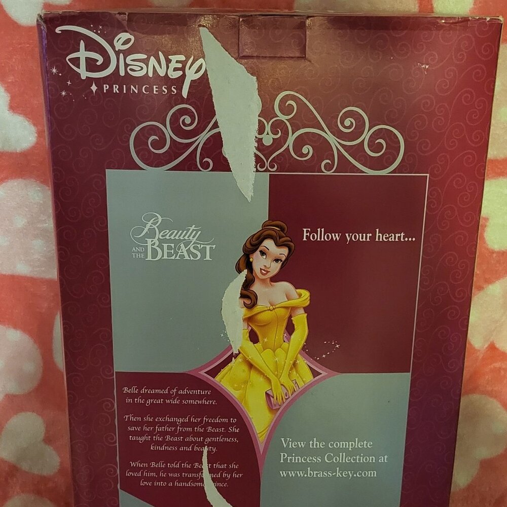 Disney Belle Porcelain Keepsake Doll Avon Exclusive 2002 – brass key - Picture 2 of 4